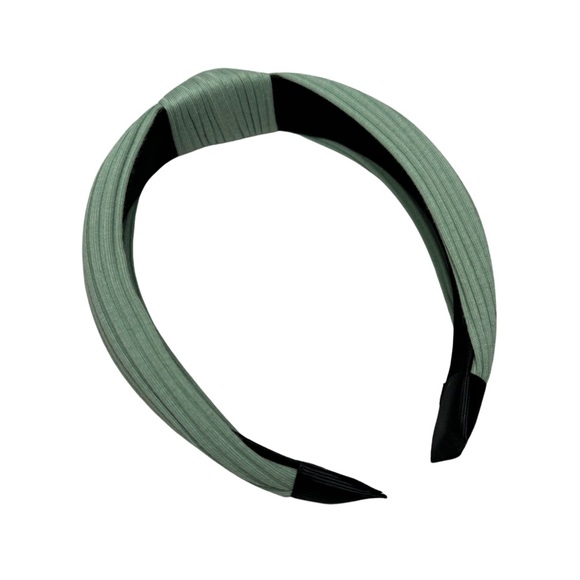 Sage green Knot headband - Picture 3 of 6